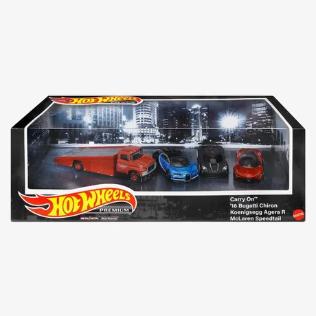 Hot Wheels Premium Collector Set Exotic Hypercars in its window box